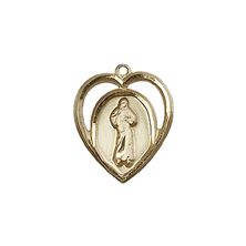 14KT GOLD DIVINE MERCY MEDAL