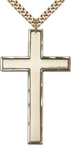 14KT GOLD FILLED CROSS PENDANT WITH CHAIN