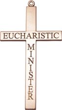14KT GOLD EUCHARISTIC MINISTER CROSS MEDAL
