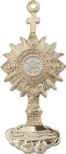 14KT GOLD MONSTRANCE MEDAL