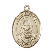 14KT GOLD ST REBECCA MEDAL - 1" x 3/4"