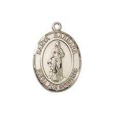 14KT GOLD SANTA BARBARA MEDAL