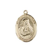 14KT GOLD ST FRANCES CABRINI MEDAL - 3/4" x 1/2"