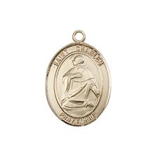 14KT GOLD ST CHARLES BORROMEO MEDAL - 3/4" x 1/2"