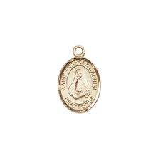 14KT GOLD ST FRANCES CABRINI MEDAL - 1/2" x 1/4"