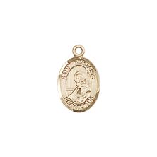 14KT GOLD ST BENJAMIN MEDAL - 1/2" x 1/4"