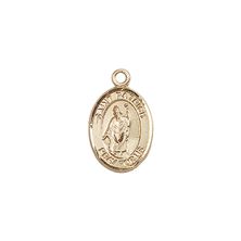 14KT GOLD ST PATRICK MEDAL - 1/2" x 1/4"