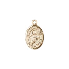 14KT GOLD ST MARTIN DE PORRES MEDAL - 1/2" x 1/4"