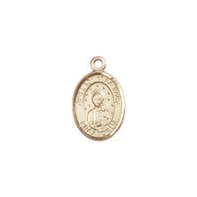 14KT GOLD OUR LADY OF LA VANG MEDAL - 1/2" x 1/4"