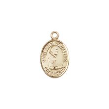 14KT GOLD ST PIO OF PIETRELCINA MEDAL - 1/2" x 1/4"