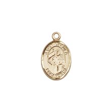 14KT GOLD ST URSULA MEDAL - 1/2" x 1/4"