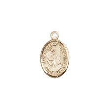 14KT GOLD ST ELIZABETH OF THE VISITATION MEDAL - 1/2" x 1/4"