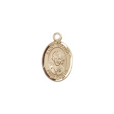 14KT GOLD ST GIANNA MEDAL - 1/2" x 1/4"