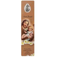 ST. JOSEPH - BOOKMARK WITH MEDAL