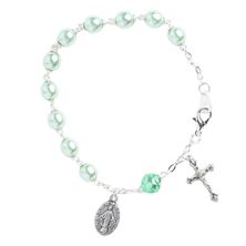 HOPE ROSARY BRACELET WITH MIRACULOUS MEDAL