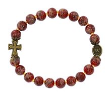 RED BEAD HOLY SPIRIT STRETCH BRACELET