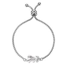 THREE HEARTS OF THE HOLY FAMILY  BRACELET - STERLING SILVER