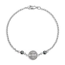 ST. BENEDICT BRACELET WITH HEMATITE BEADS