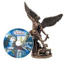 ST. MICHAEL STATUE AND FREE CHAPLET CD