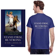STAND FIRM, BE STRONG BOOK and T-SHIRT SET - LARGE