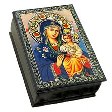 MADONNA AND CHILD ICON KEEPSAKE BOX