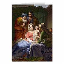 HOLY FAMILY WITH GRANDPARENTS CHRISTMAS CARDS (BOX 25)