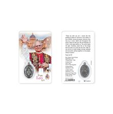POPE LEO XIV - HOLY CARD WITH MEDAL