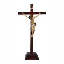 CRUCIFIX ON STAND - 19 INCH