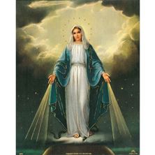 OUR LADY OF GRACE - UNFRAMED PRINT - 8" X 10"