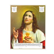 SACRED HEART ENTHRONEMENT -UNFRAMED PRINT - 8" X 10"
