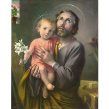 ST. JOSEPH - UNFRAMED PRINT - 8" X 10"