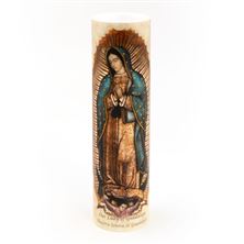 LED PRAYER CANDLE - OUR LADY OF GUADALUPE