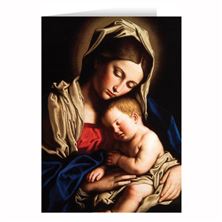 MADONNA AND HER CHILD CHRISTMAS CARDS (BOX OF 25)