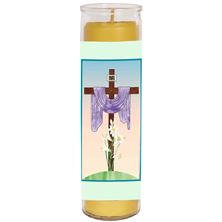 100% BEESWAX - EASTER (REGINA CAELI) - DEVOTIONAL CANDLE