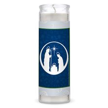 VINTAGE NATIVITY (NATIVITY PRAYER)  3-DAY DEVOTIONAL CANDLE