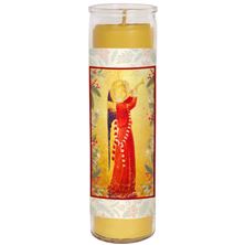 100% BEESWAX - TRUMPETING ANGEL (THE ANGELUS) - DEVOTIONAL CANDLE
