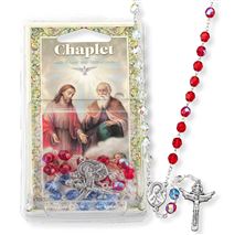 HOLY TRINITY GLASS BEAD CHAPLET