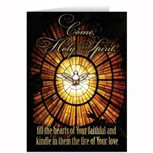 COME HOLY SPIRIT CONFIRMATION GREETING CARD