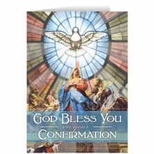GOD BLESS YOU ON YOUR CONFIRMATION GREETING CARD
