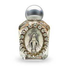 MIRACULOUS MEDAL -  GLASS HOLY WATER BOTTLE