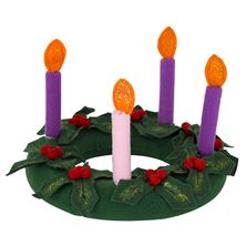 CHILDREN'S FELT ADVENT WREATH