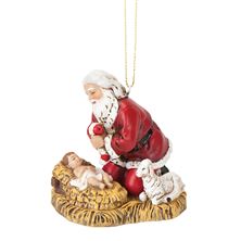 KNEELING SANTA ORNAMENT