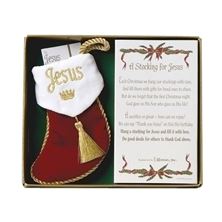 A STOCKING FOR JESUS - ORNAMENT