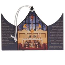 SPANISH OUR LADY OF THE ANGELS CHAPEL ORNAMENT