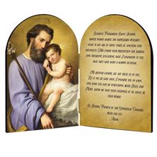 ST. JOSEPH AND INFANT JESUS DIPTYCH