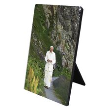 POPE BENEDICT IN MOUNTAINS DESK PLAQUE