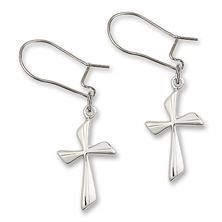 Dangle Cross Earrings