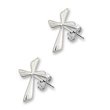 Post Cross Earrings