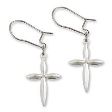 Dangle Cross Earrings