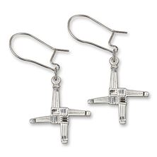 Dangle Saint Brigid Cross Earrings